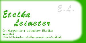 etelka leimeter business card